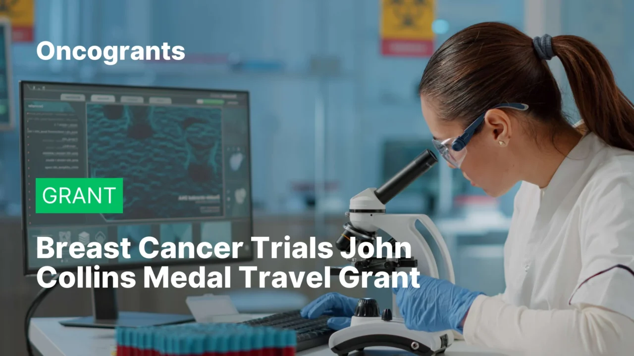 Breast Cancer Trials John Collins Medal Travel Grant 2026