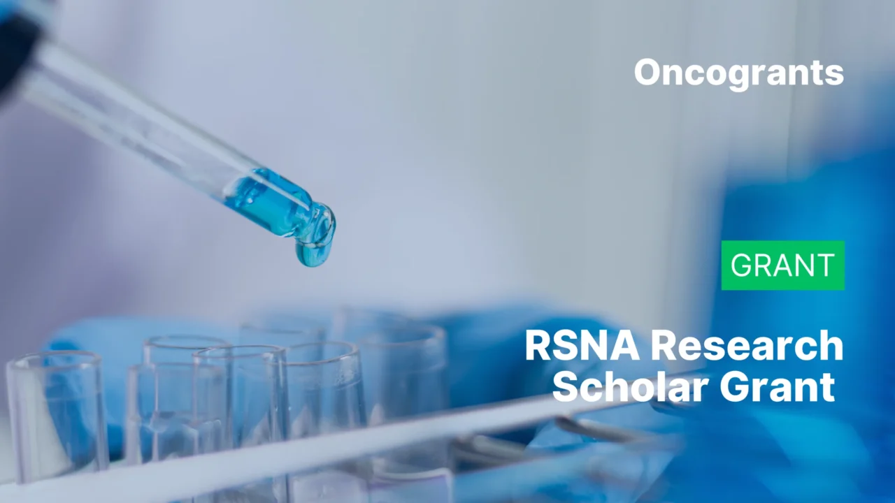 RSNA Research Scholar Grant 2026–2027
