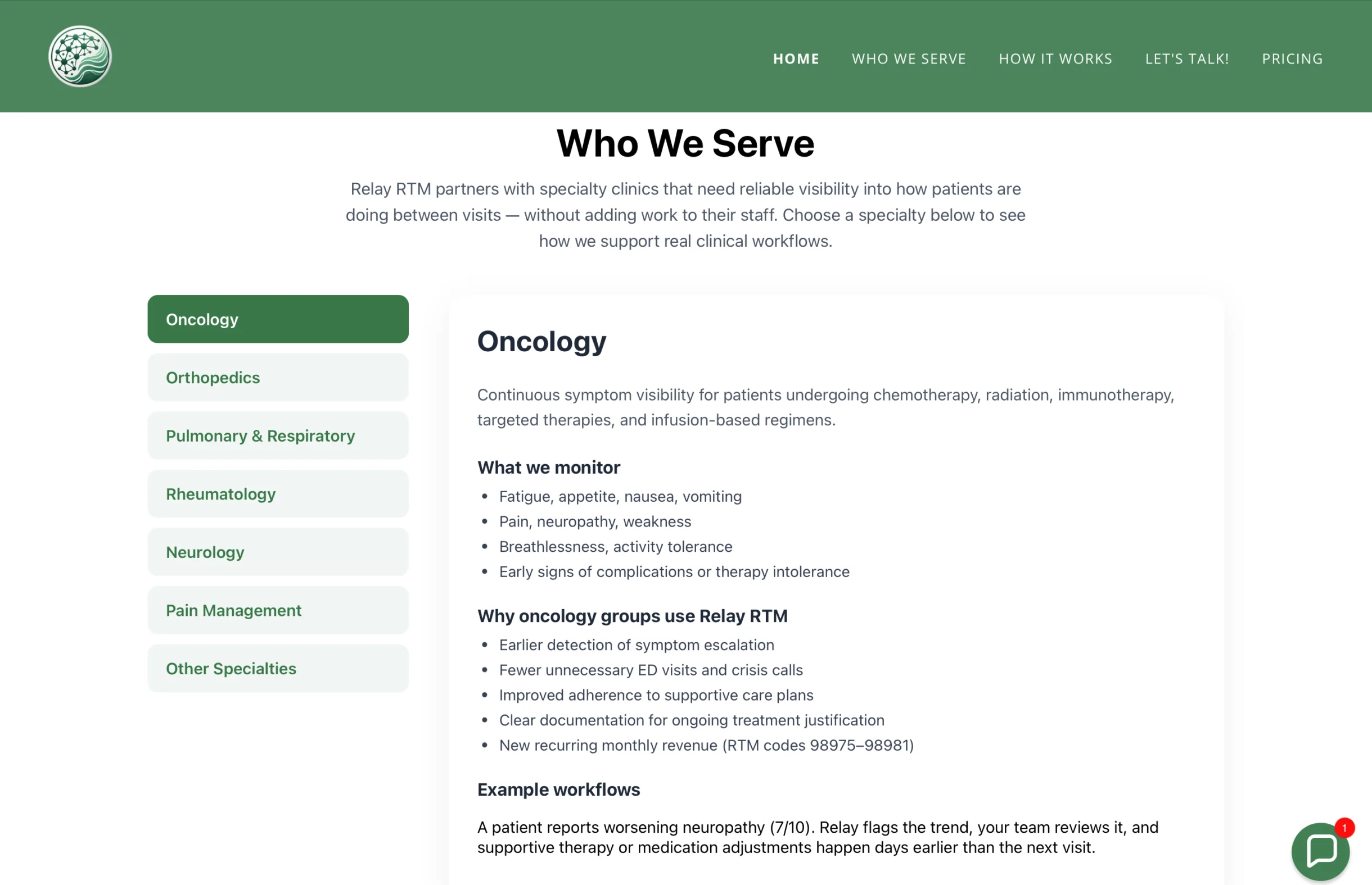 Remote Therapeutic Monitoring