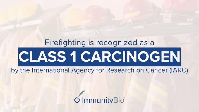 Occupational Firefighting as a Class 1 Carcinogen by IARC- ImmunityBio