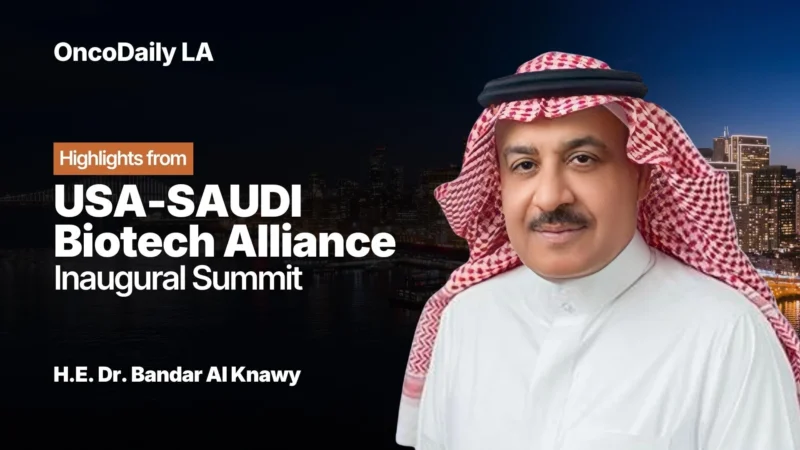 H.E. Dr. Bandar Alknawy At The USA-SAUDI Biotech Alliance Inaugural Summit 2026
