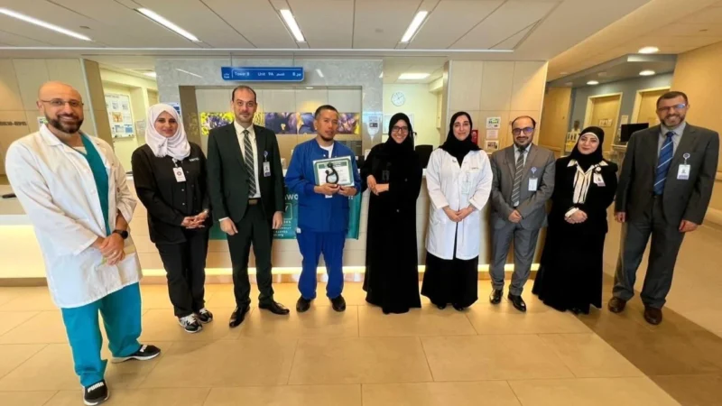 Aydah AlAwadhi on the First Daisy Award at Sheikh Shakhbout Medical City
