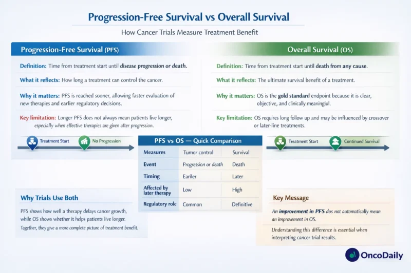 Progression-Free Survival vs Overall Survival