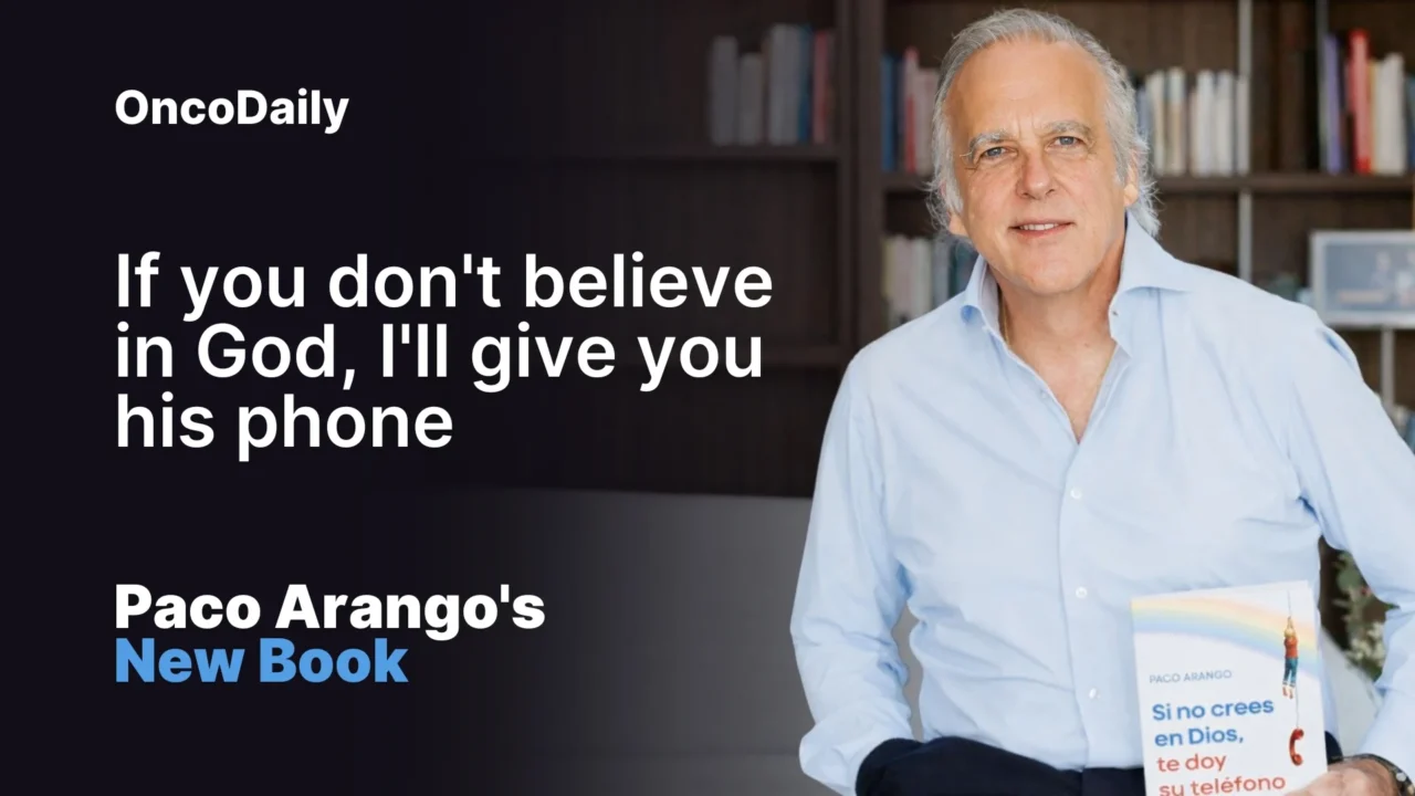 If you don’t believe in God, I’ll give you his phone – Paco Arango’s New Book – Fundación Aladina