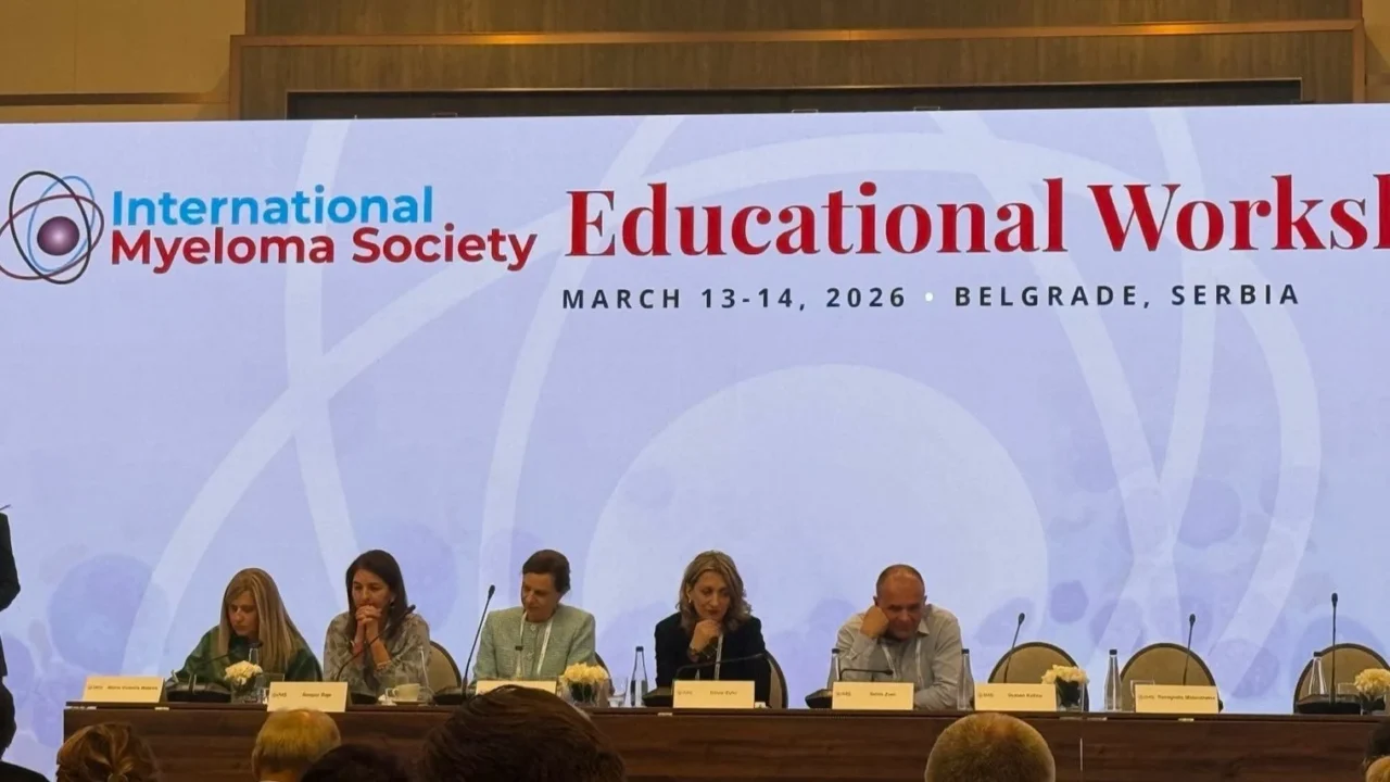 Enisa Žarić at the International Myeloma Society Workshop in Serbia