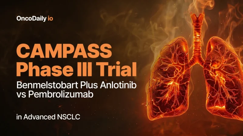 CAMPASS Trial: Benmelstobart Plus Anlotinib vs Pembrolizumab in First-Line PD-L1–Positive Advanced NSCLC