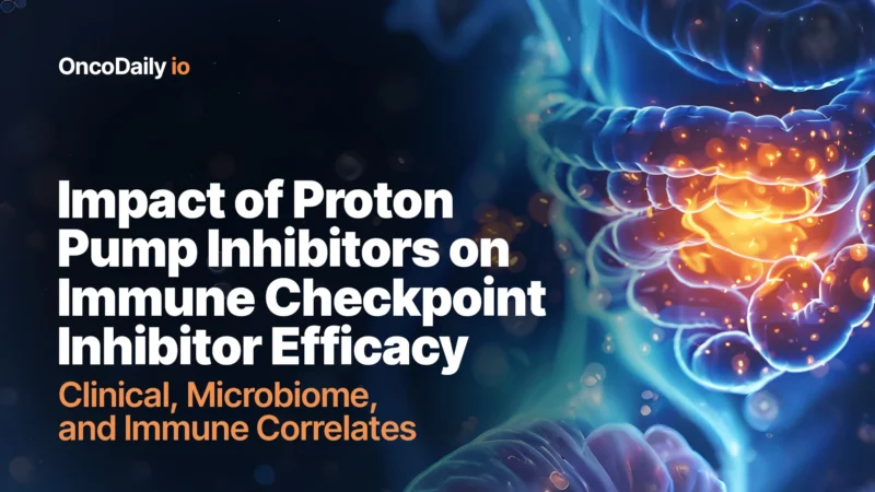 Impact of Proton Pump Inhibitors on Immune Checkpoint Inhibitor Efficacy: Clinical, Microbiome, and Immune Correlates
