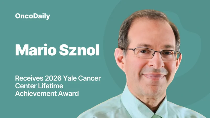 Mario Sznol Receives 2026 Yale Cancer Center Lifetime Achievement Award