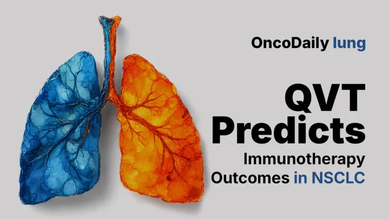 QVT Score In NSCLC Immunotherapy: A New Imaging Biomarker For Prognosis And Early Response Monitoring