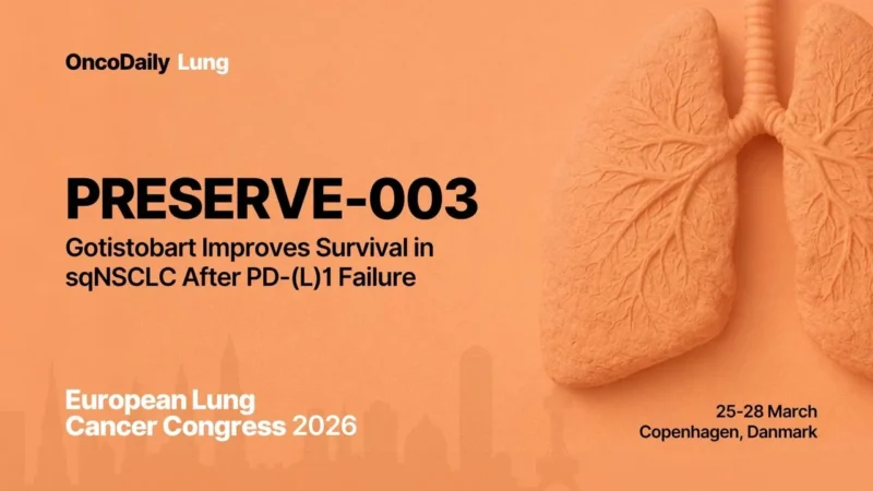 PRESERVE-003: Gotistobart Improves Survival in sqNSCLC After PD-(L)1 Failure
