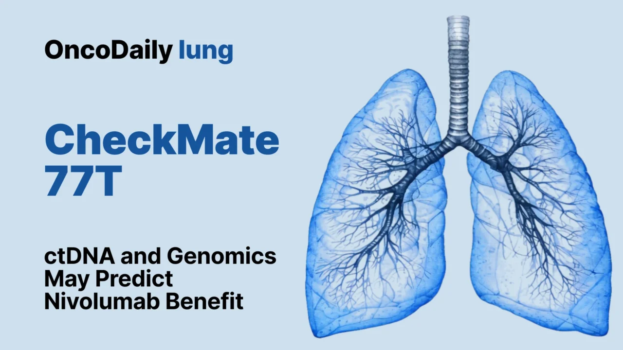 CheckMate 77T Biomarker Analysis Highlights ctDNA and Genomic Signals of Benefit With Perioperative Nivolumab in Resectable NSCLC