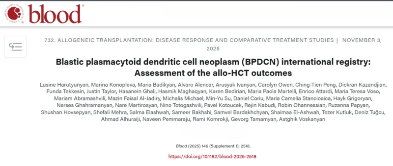 BPDCN International Registry