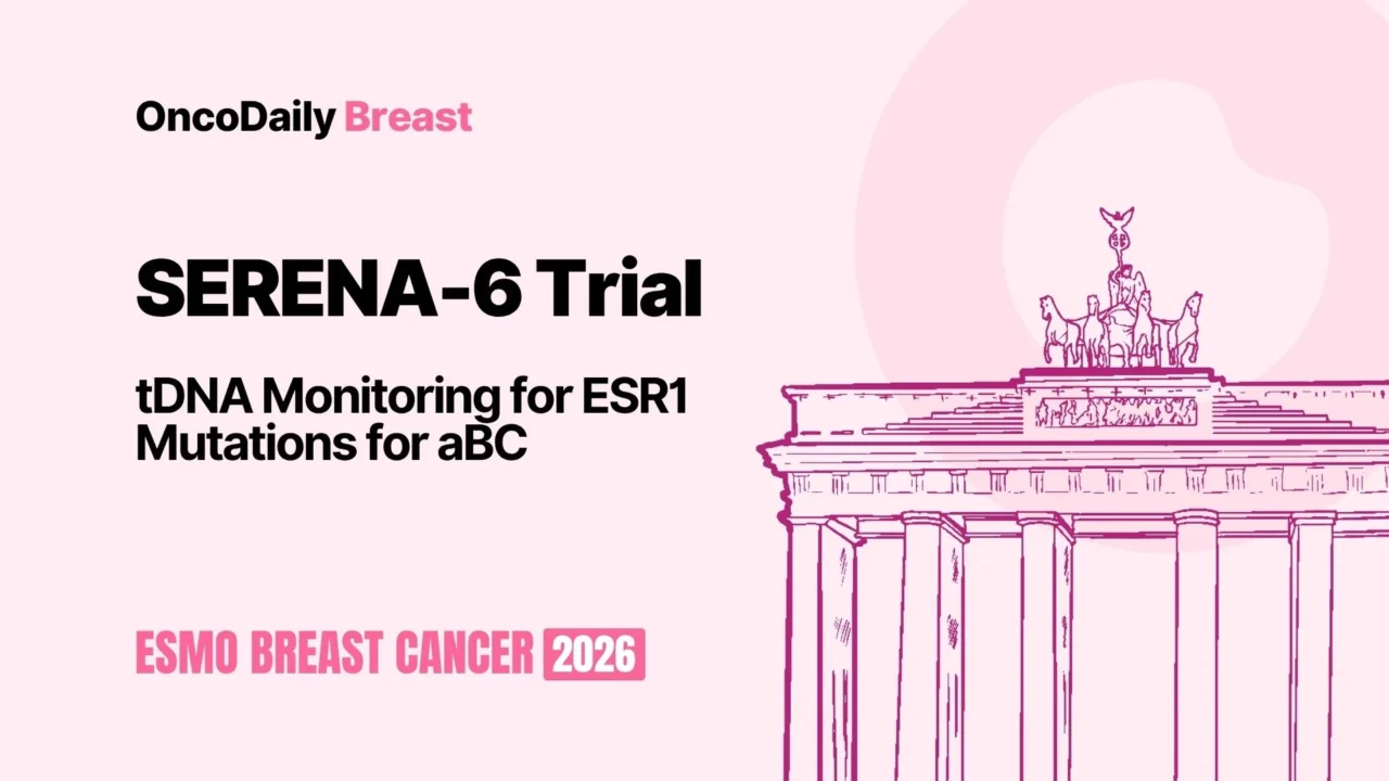 SERENA-6 Trial at ESMO Breast Cancer Congress 2026: Ongoing ctDNA Monitoring for ESR1 Mutations in Advanced  Breast Cancer