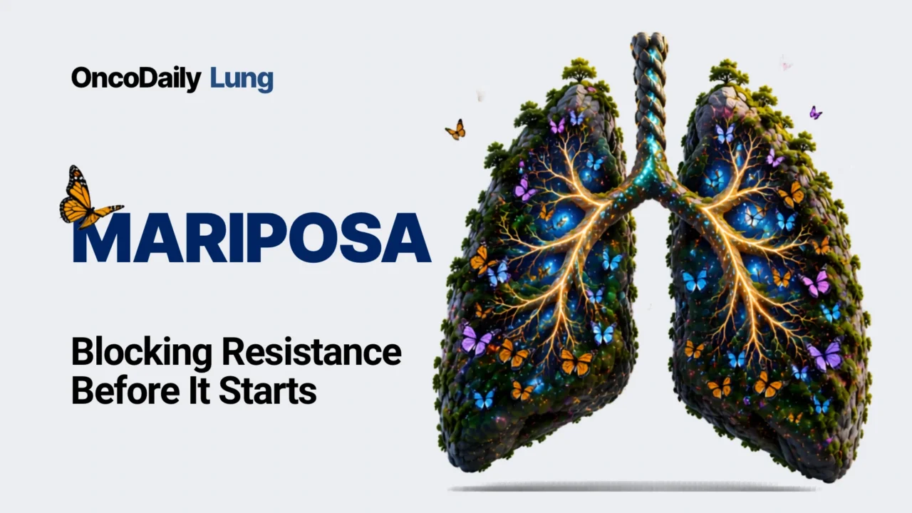 MARIPOSA: Amivantamab Plus Lazertinib Reduces EGFR/MET Resistance and Extends Second-Line Disease Control in EGFR-Mutated NSCLC