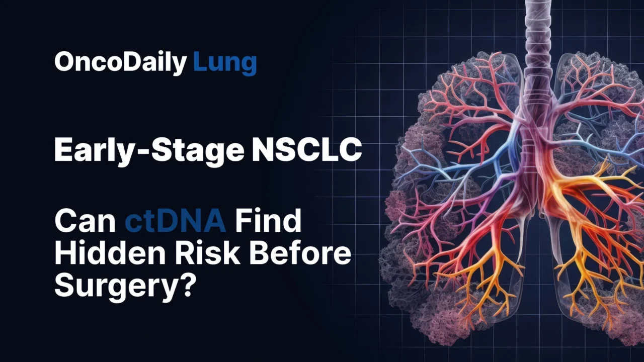 Tumor-Naïve ctDNA Testing May Refine Risk in Early-Stage NSCLC