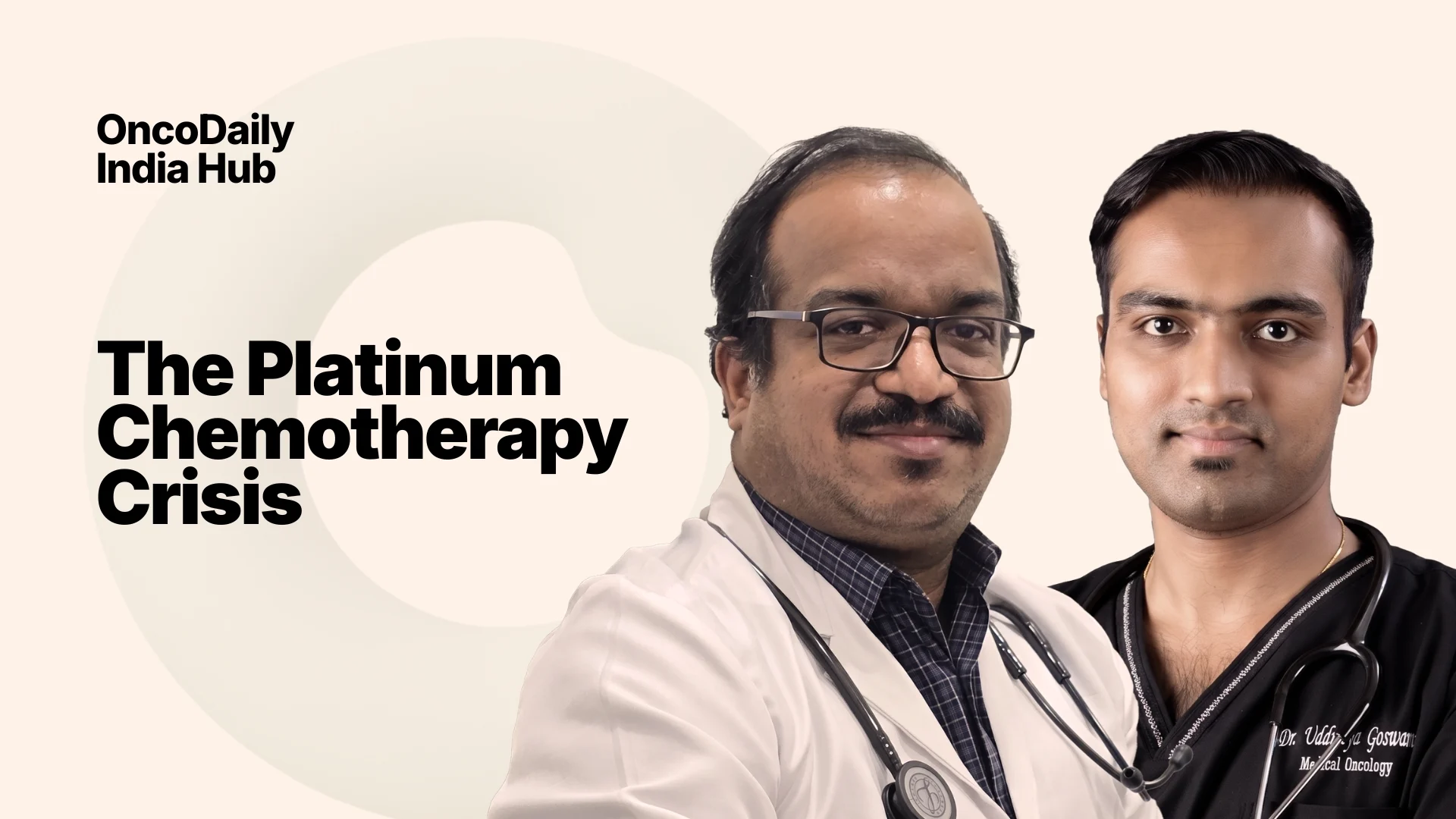 The platinum chemotherapy crisis in India. Dr Mintu Mathew, Dr Uddiptya Goswami