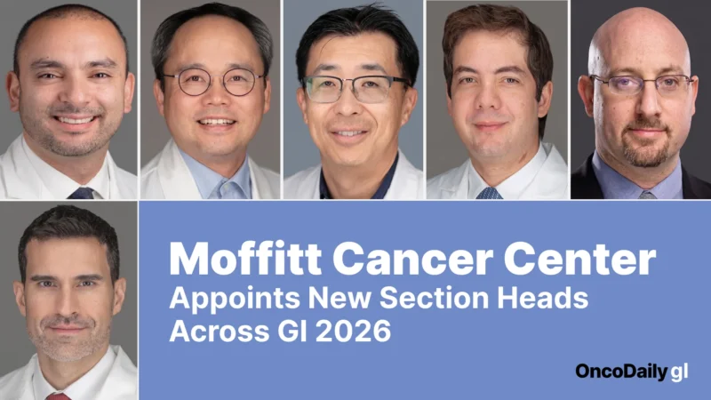 Moffitt Cancer Center Appoints New Section Heads Across Gastrointestinal Oncology 2026