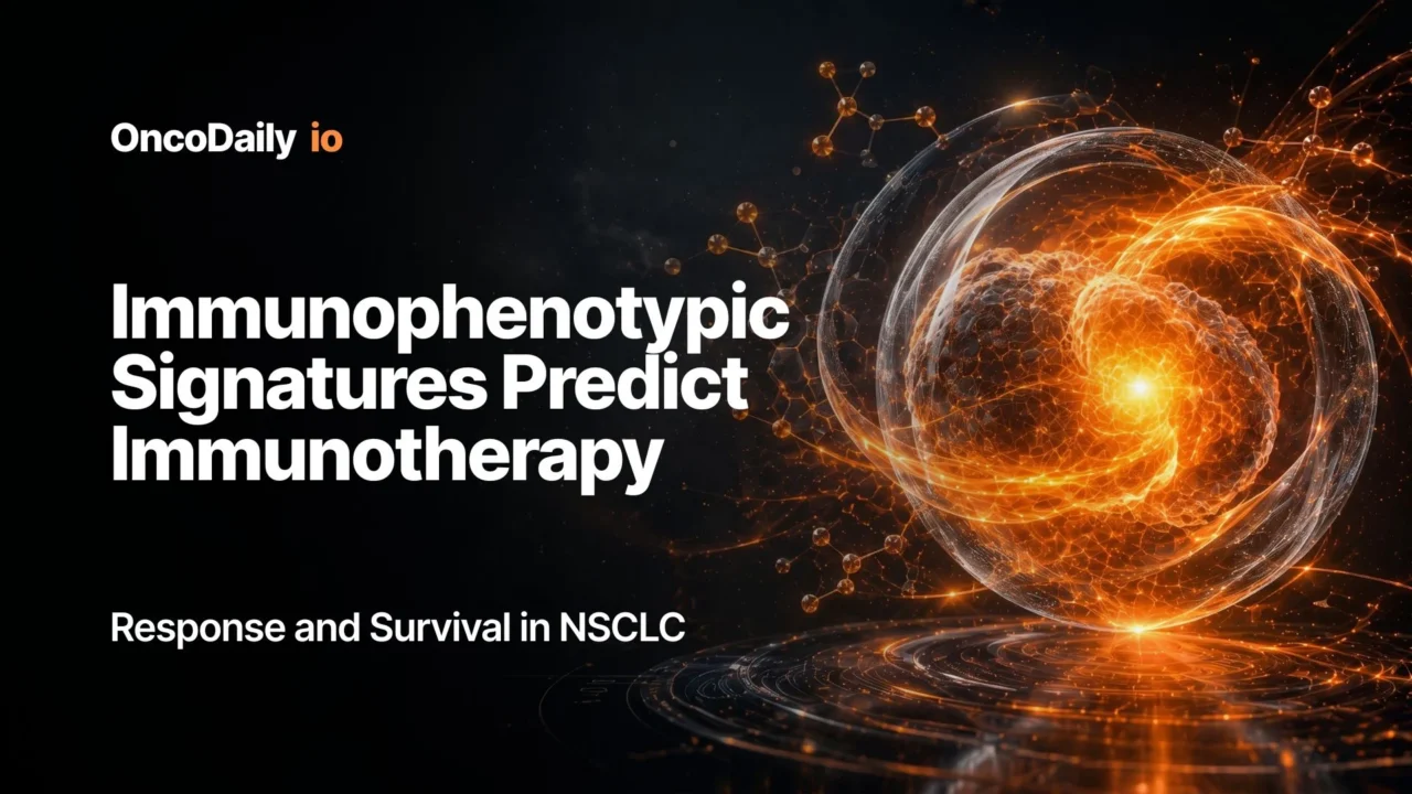 Immunophenotypic Signatures Predict Immunotherapy Response and Survival in NSCLC