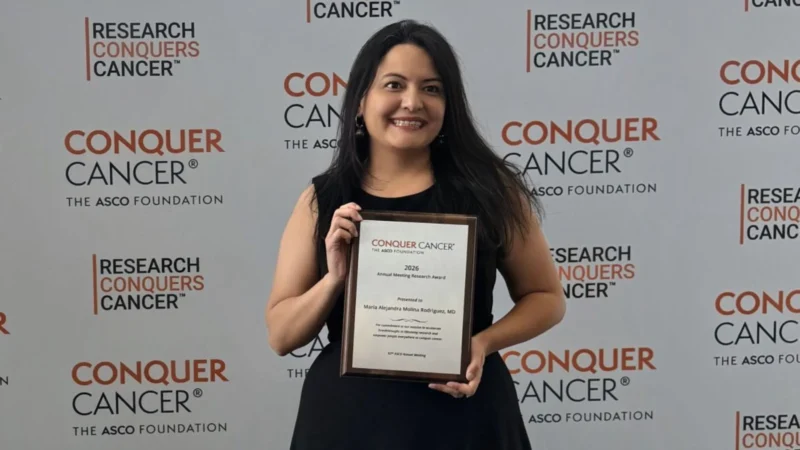 Maria Alejandra Molina-Rodriguez: Honored to Receive ASCO Conquer Cancer AMRA Award