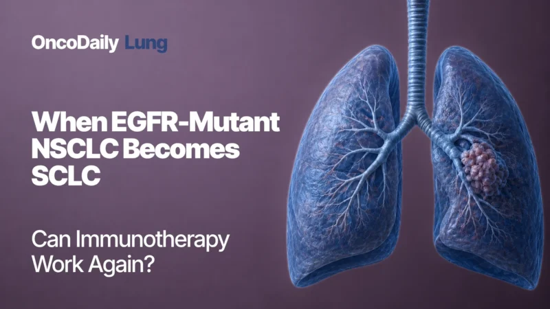 When EGFR-Mutant NSCLC Becomes SCLC: Can Immunotherapy Become Relevant Again?