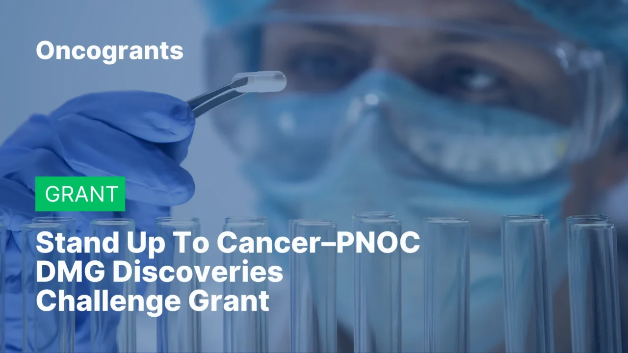 Stand Up To Cancer–PNOC DMG Discoveries Challenge Grant 2026