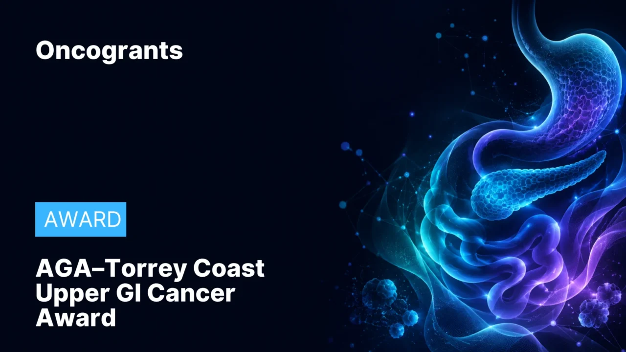 AGA-Torrey Coast Foundation Fellowship-to-Faculty Transition Award in Upper GI Cancer 2026