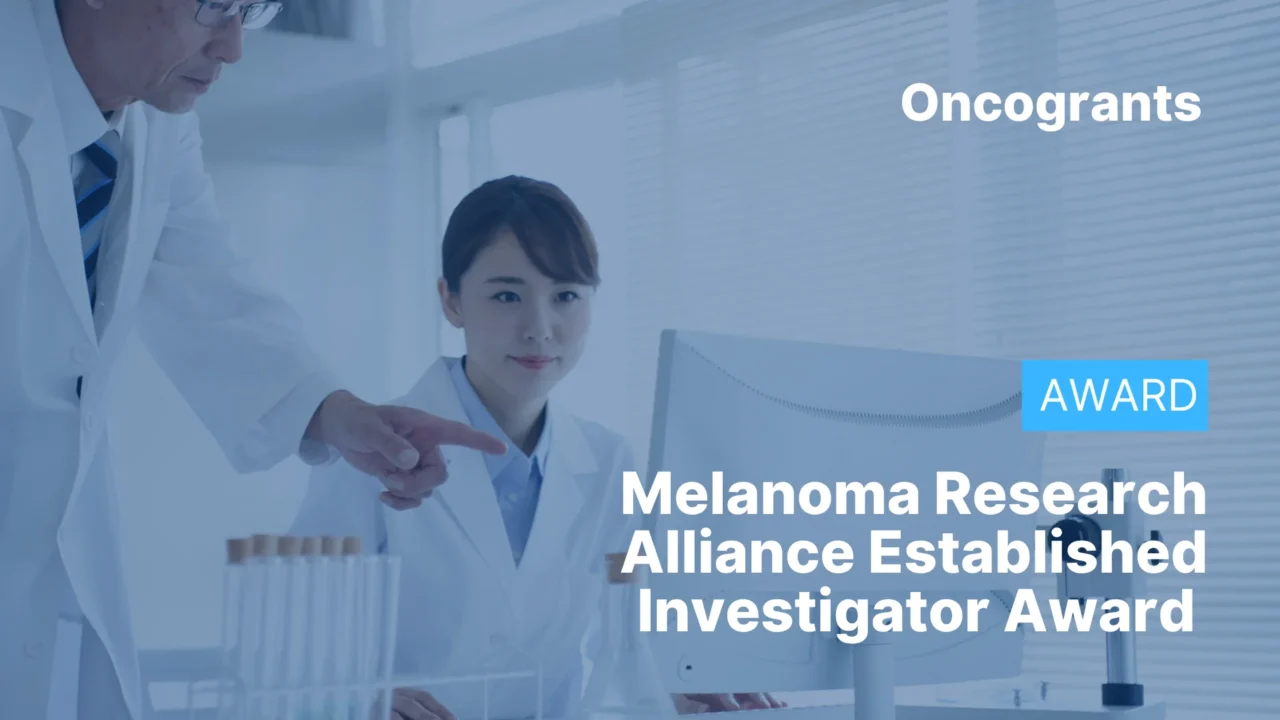 Melanoma Research Alliance Established Investigator Award 2026–2027