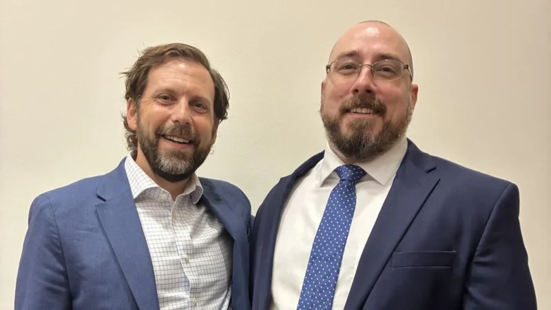 Daniel Stover Congratulates Mark Vater on PhD Defense in Digital Pathology