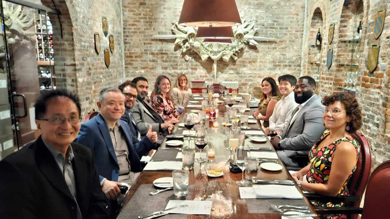 Patrick C. Ma: Welcoming Dinner With Our LSU Team for Our Newly Arrived for Dr. Puneeth Iyengar