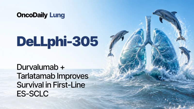DeLLphi-305: Durvalumab + Tarlatamab Improves Survival in First-Line ES-SCLC