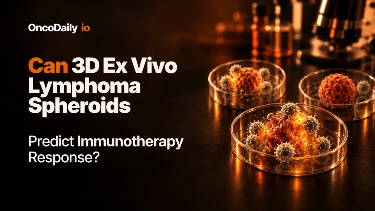 Can 3D Ex Vivo Lymphoma Spheroids Predict Immunotherapy Response? 