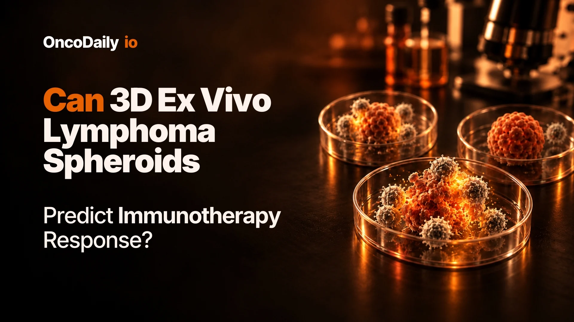 3D Ex Vivo Lymphoma Spheroids