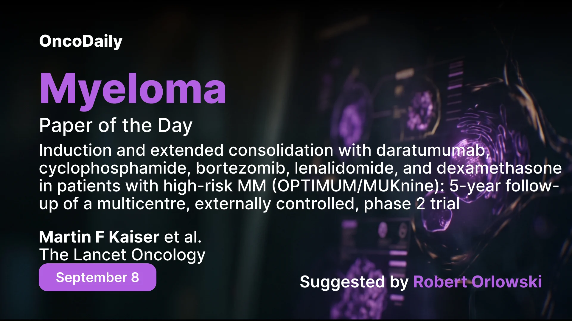 Myeloma Paper of the Day