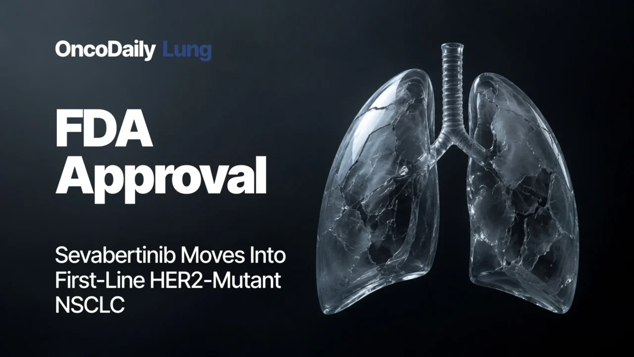 Sevabertinib Moves Into First-Line HER2-Mutant NSCLC With FDA Accelerated Approval